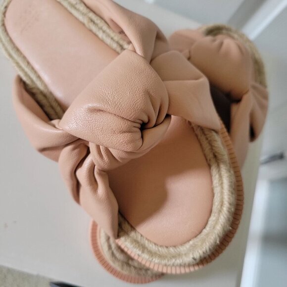 Asos Design Wide Fit Jemima Cross Strap Espadrilles in Light Pink US7/ EU38 - Picture 5 of 7